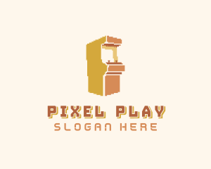 Arcade - Pixel Arcade Gaming logo design