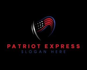 United States Flag America logo design