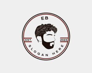 Masculine - Barbershop Man Beard logo design