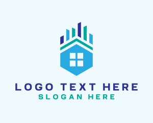 Housing - Urban Property Residence logo design