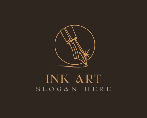 Calligraphy - Calligraphy Pen Nib logo design