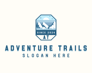 Outdoor Mountain Summit logo design