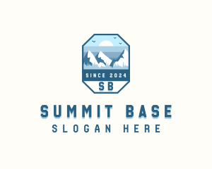 Outdoor Mountain Summit logo design