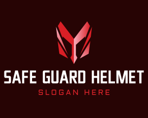 Gaming Helmet Letter M logo design