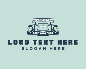 Auto - Dispatch Delivery Truck logo design