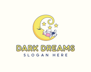 Lunar Dream Moon logo design