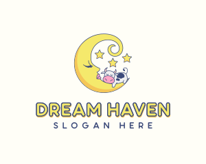 Lunar Dream Moon logo design