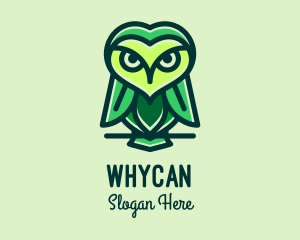 Green Leaf Owl  Logo