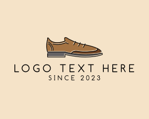 Leather - Oxford Leather Shoe logo design