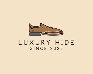 Leather - Oxford Leather Shoe logo design