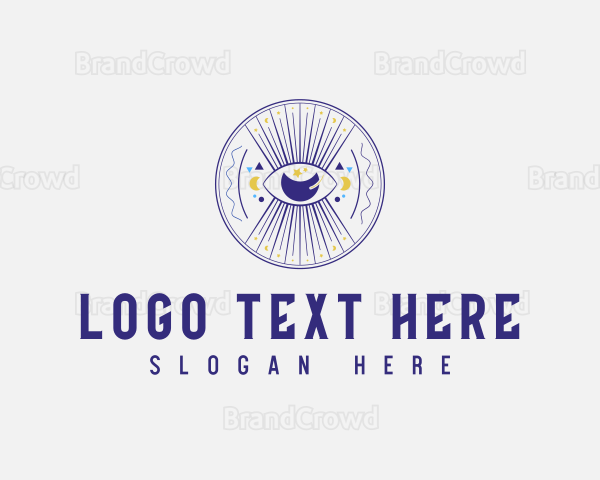 Mystical Boho Eye Logo