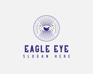 Mystical Boho Eye logo design