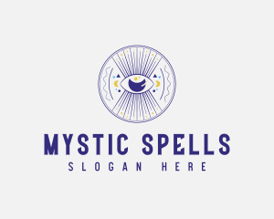 Mystical Boho Eye logo design