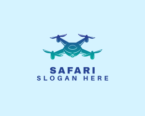 Aerial - Surveillance Drone Pilot logo design