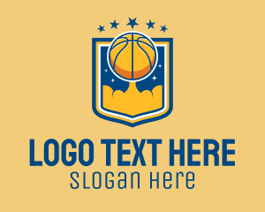 Sports Network - Basketball Team Emblem logo design