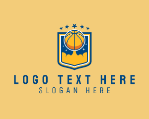 Sports Equipment - Basketball Team Sport logo design