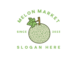 Melon - Fresh Melon Fruit logo design