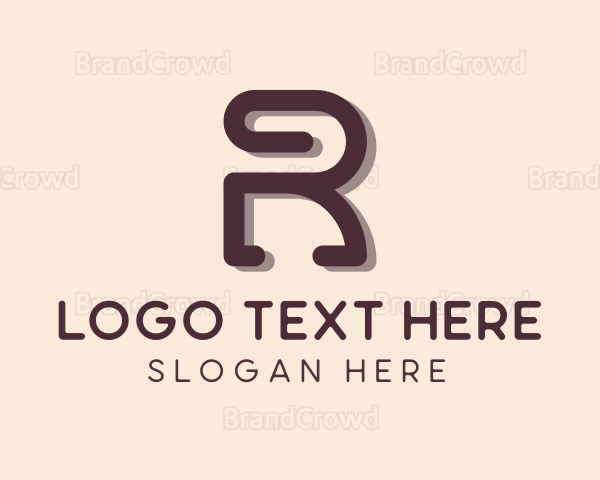 Modern Paralegal Letter R Logo