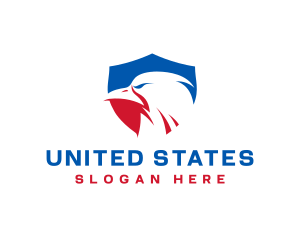 United States Eagle Shield logo design