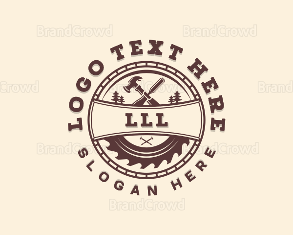 Handyman Woodworking Tools Logo