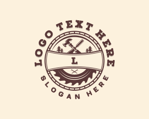 Handyman Woodworking Tools Logo