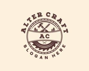 Handyman Woodworking Tools logo design