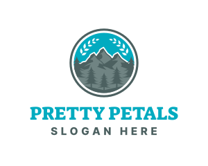 Tourist Spot - Outdoor Mountain Peak logo design