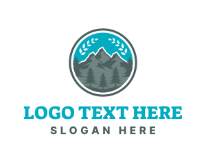 Outdoor Mountain Peak Logo