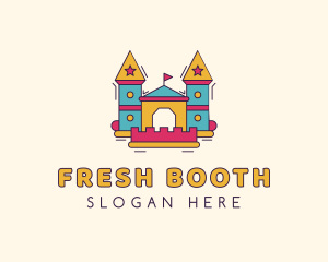 Booth - Playground Inflatable Castle logo design