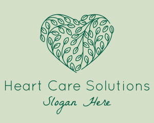 Green Heart Vine  logo design