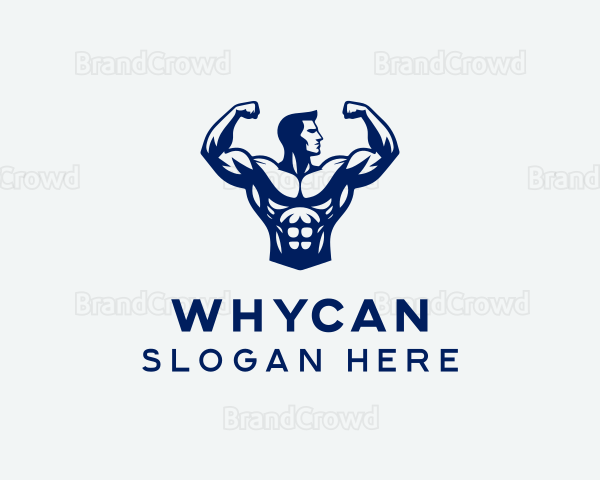 Fitness Gym Trainer Logo