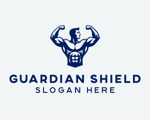 Masculine - Fitness Gym Trainer logo design