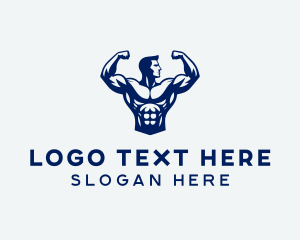 Fitness Gym Trainer Logo