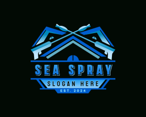 Pressure Washer Sanitation logo design