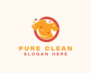 Detergent - T-shirt Washing Laundry logo design