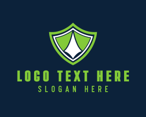 Technology Security Shield  logo design