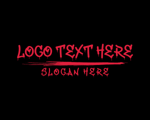 Horror - Scary Horror Brush logo design