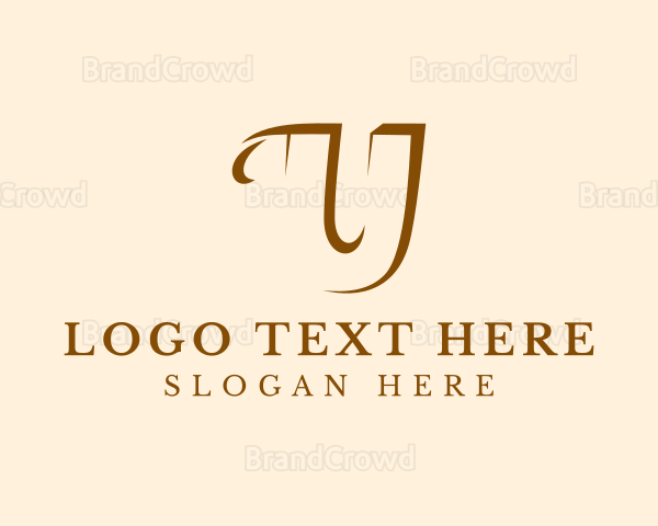 Beauty Brand Letter U Logo
