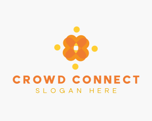 Crowd - People Community Organization logo design