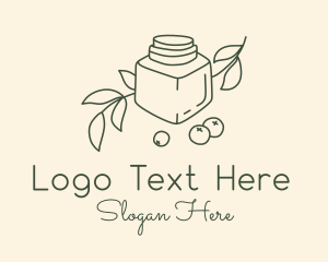 Beauty Products - Organic Olive Container logo design
