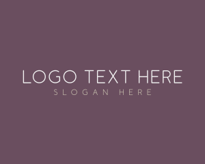 Simple - Feminine Simple Wordmark logo design