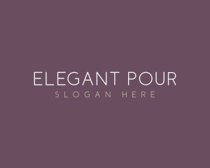 Elegant Feminine Simple Business logo design