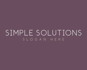 Elegant Feminine Simple Business logo design