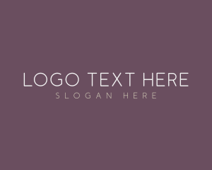 Elegant Feminine Simple Business Logo