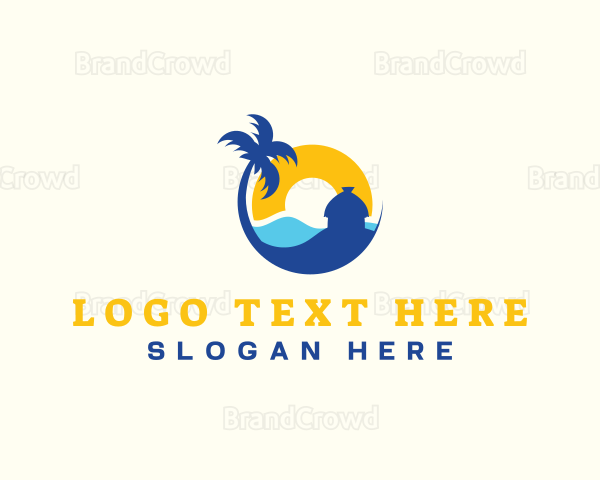 Beach Hut Travel Logo