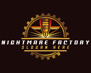 Metal Laser Fabrication logo design