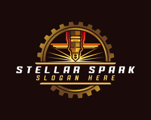 Metal Laser Fabrication logo design