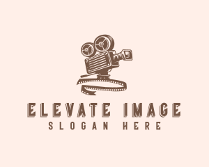 Retro Film Camera logo design