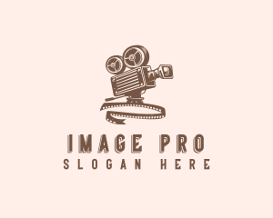 Retro Film Camera logo design