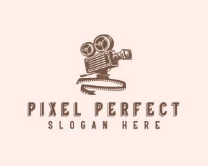 Retro Film Camera logo design